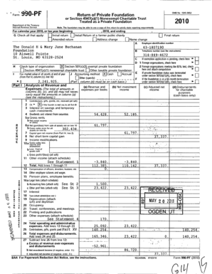 Form 990-PF 2010
