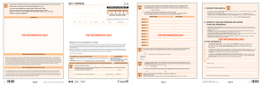 2011 Canada Census Form