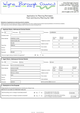 UK Planning Permission Application