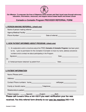 generic referral form