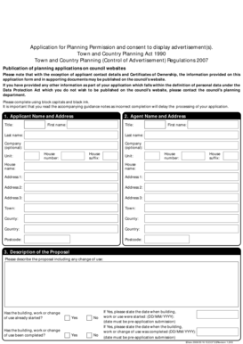 UK Planning Permission Application