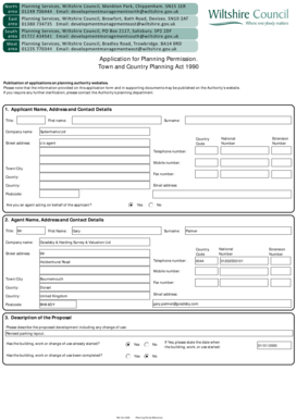 UK Planning Permission Application