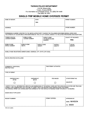 Quiz layout word - mobile home permits tucson form