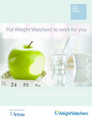 Aetna Global Benefits Weight Watchers Reimbursement Form