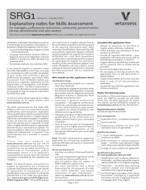 VETASSESS Skills Assessment Application Form