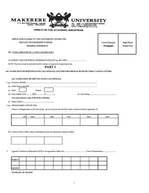 phd application makerere university