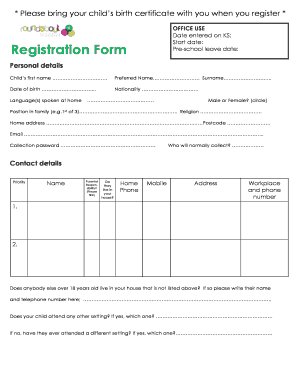 Form preview