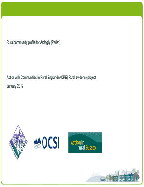 Rural community profile - Ardingly Village - ardingly