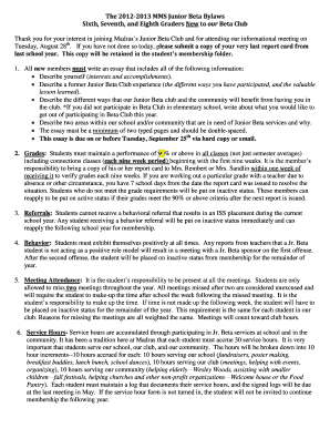 Clearwater mms alternatives - The 2012-2013 MMS Junior Beta Bylaws Sixth, Seventh, and Eighth ... - coweta k12 ga