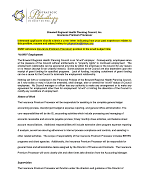 Broward Regional Health Planning Council Inc - Insurance Premium Processordocx