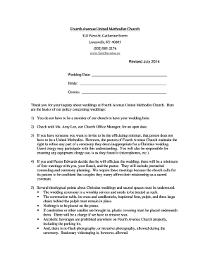 Wedding officiant contract - Download, complete and return the Wedding Contract with your ... - fourthavenue