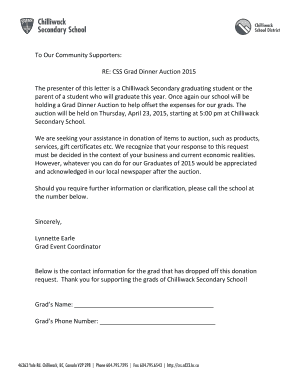 Invitation letter for graduation - Human Services Career Program (HSCP) - Chilliwack Secondary ...