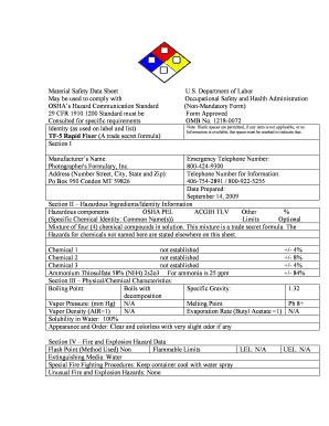 TF5 Rapid Fixer (A trade secret formula)