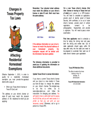 Driver license change of address texas - lopego