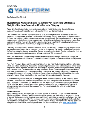 hydroformed aluminum frame