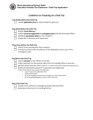 Parent permission form - Field Trip Application Form - Brent International School Subic - brentsubic edu