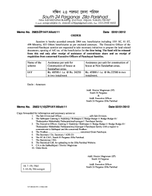 Sanction is hereby accorded towards 2964 nos - zps24pgs gov