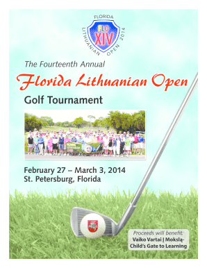 Christmas thank you letter for sponsor - The Fourteenth Annual Florida Lithuanian Open - - tlgk