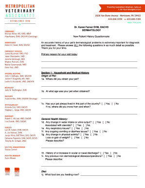DERMATOLOGY - Metropolitan Veterinary Associates