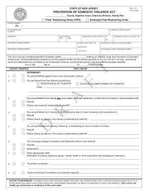 PREVENTION OF DOMESTIC VIOLENCE ACT - hrasnj shrm