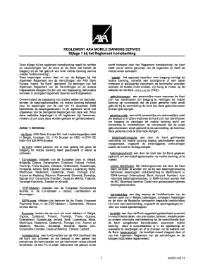 Event photography contract template - Reglement AXA MOBILE BANKING final032014 - axabank