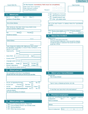 Fillable Online GPO Workers Comp Formindd Fax Email Print - pdfFiller