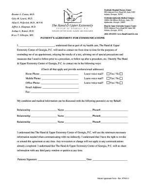 Minutes of meeting sample doc - Patient Agreement Form.doc