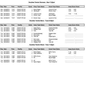 Doubles tennis rules - Campus Recreation - University of Arizona