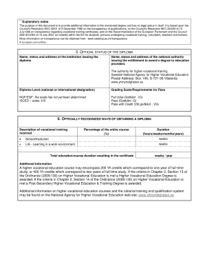 APPENDIX TO DIPLOMA Arbetsledare - anl ggning Supervisor ...