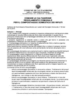 SCARICA REGOLAMENTO PER COMPOSTAGGIO DOMESTICO