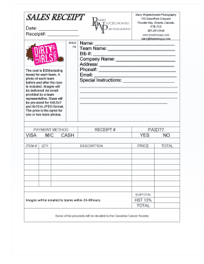 fillable online sales receipt blue background design fax email print