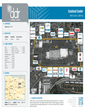 Eastland Center - West Covina California - Property Flyer Eastland Center is a joint venture between DDR and Blackstone Real Estate Partners VII The property is leased and managed by DDR a fully integrated Real Estate Investment Trust REIT
