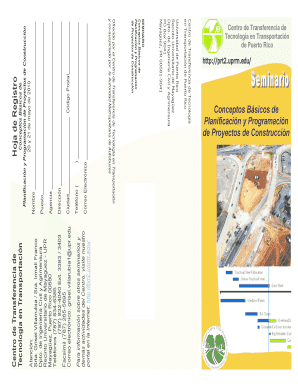 Bid tracking spreadsheet - Z Planificacin y Programacin de Proyectos de Construccin - prt2 uprm