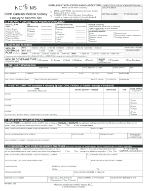 Fillable Online ENROLLMENT FORM New Members Complete items in Fax Email ...