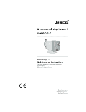 MAGDOS DE/DX Operating Manual - Lutz-Jesco GmbH