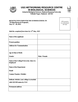 Phd proposal sample - Registration form- Research proposal - genomicsmku