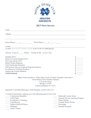 Dues Invoice Template - bsarasotabbundclubbborgb - sarasota undclub
