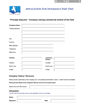 Stock control form - EAGLE OCEAN MARINE