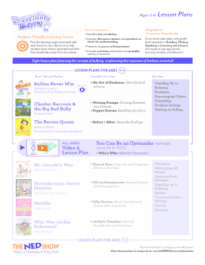Fillable Online You Can Be an Upstander Video Lesson Plan - The NED ...