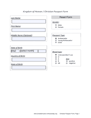 PDF bfillableb form - 2ndreformation witnesstoday