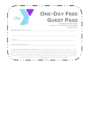 Printable speaker templates - ONE-DAY REE GUEST ASS - Mahaska County YMCA - mahaskaymca