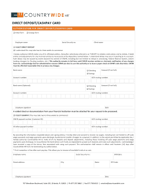 122244171 - DIRECT DEPOSITCASHPAY CARD