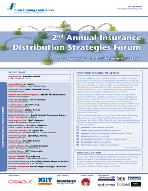 2nd Annual Insurance Distribution Strategies Forum - Osiguranje.hr - osiguranje