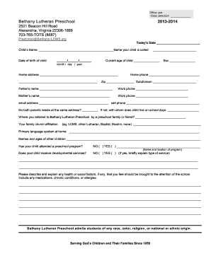 Form preview