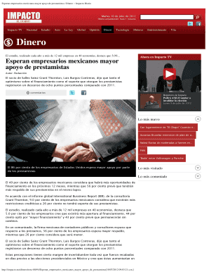 Esperan empresarios mexicanos mayor apoyo de prestamistas Dinero