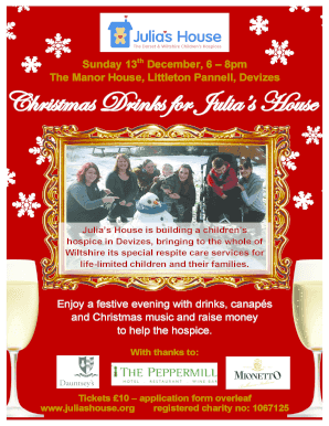 Sunday 13th December 6 8pm The Manor House Littleton - juliashouse