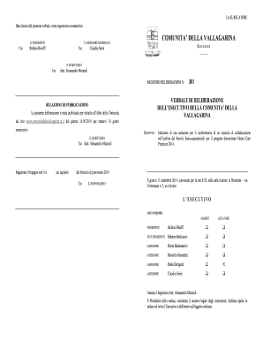 REGISTRO DELIBERAZIONI N - comunitadellavallagarina tn