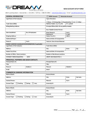 FORM - Dream Wireless
