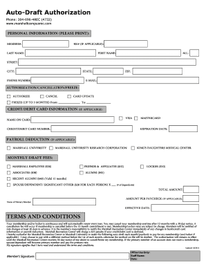 AutoDraft Authorization