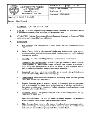 Policy 50702 - State of Tennessee - tn